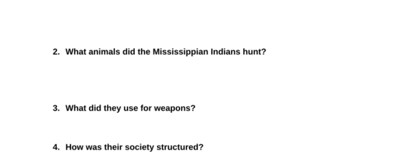 American Indians In Georgia-SS8H1 (Reading Skills Comprehension) - Image 3