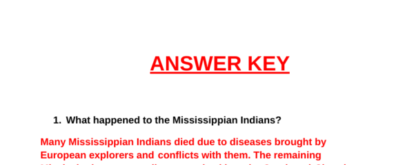 American Indians In Georgia-SS8H1 (Reading Skills Comprehension) - Image 4