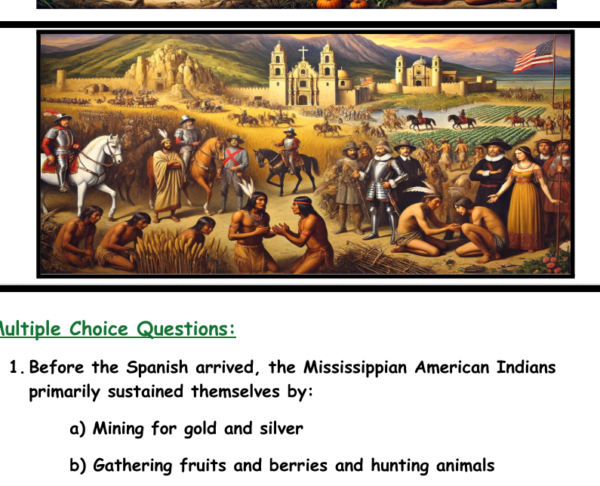 How Spanish Exploration Shaped The Lives of American Indians-SS8H1b,c - Image 3