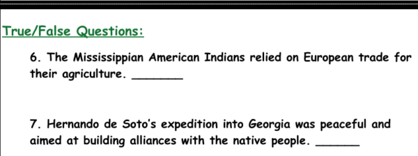 How Spanish Exploration Shaped The Lives of American Indians-SS8H1b,c - Image 4