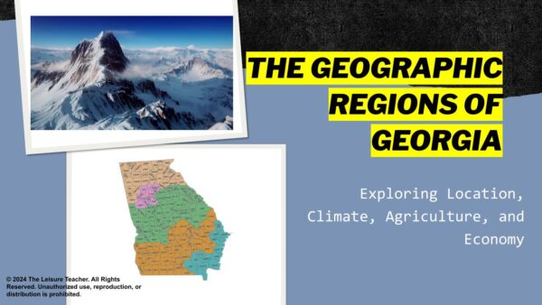 The Geographic Regions of Georgia-SS8G1