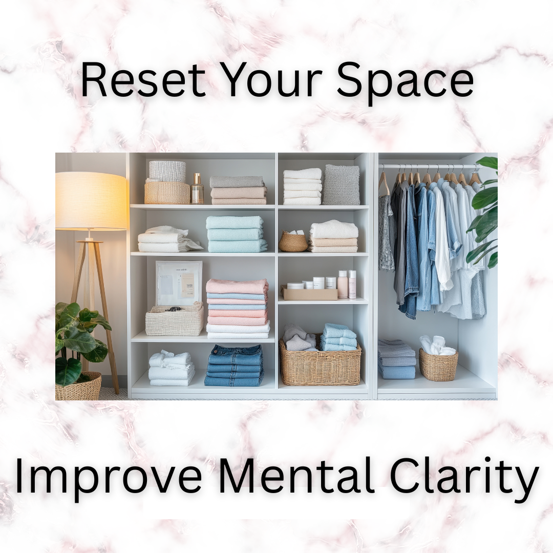 A well-organized closet space symbolizing ia true reset for mproved mental clarity.